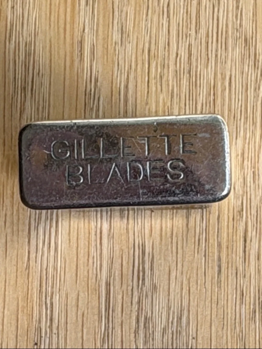 Vintage Gillette Razor Blade Box